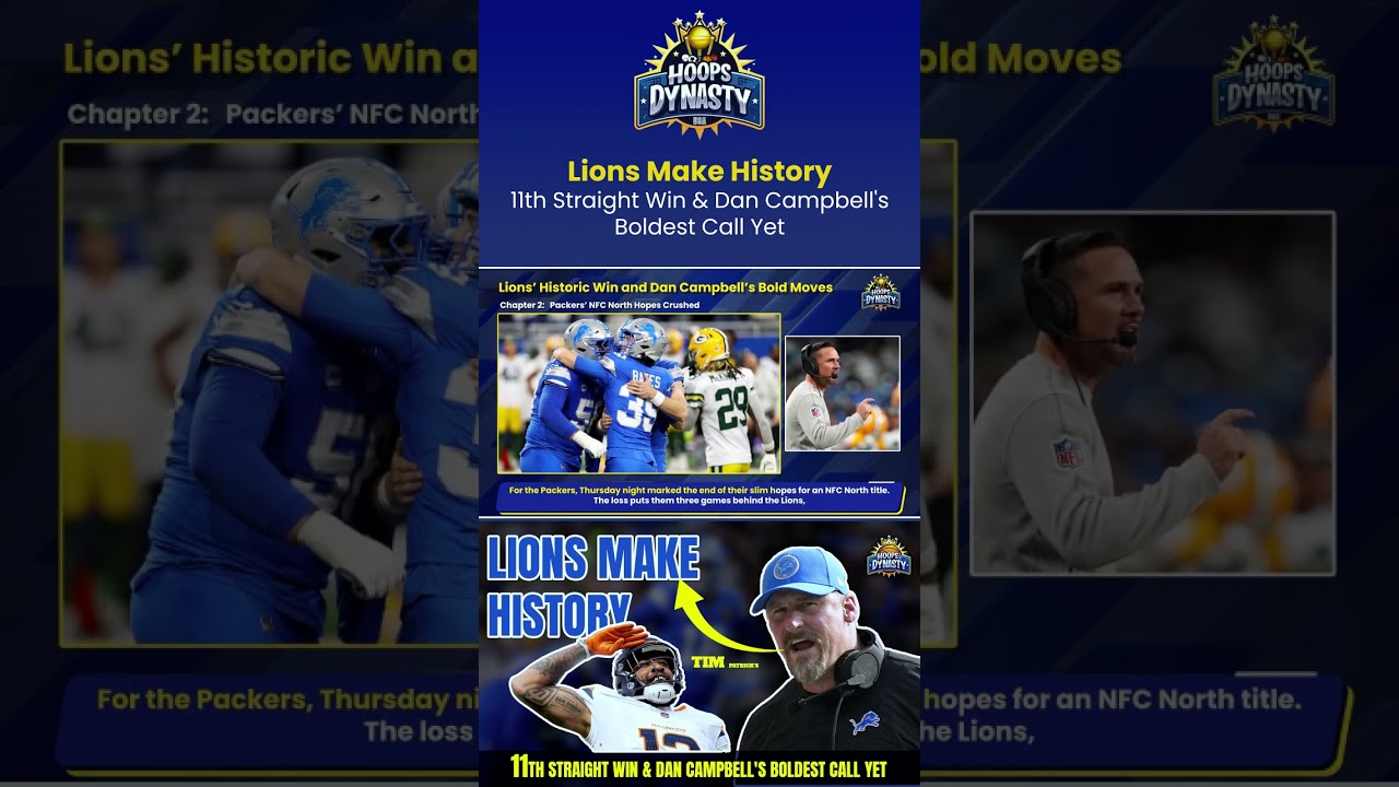 Lions Make HISTORY with 11th Straight Win | #hoopsdynastyusa