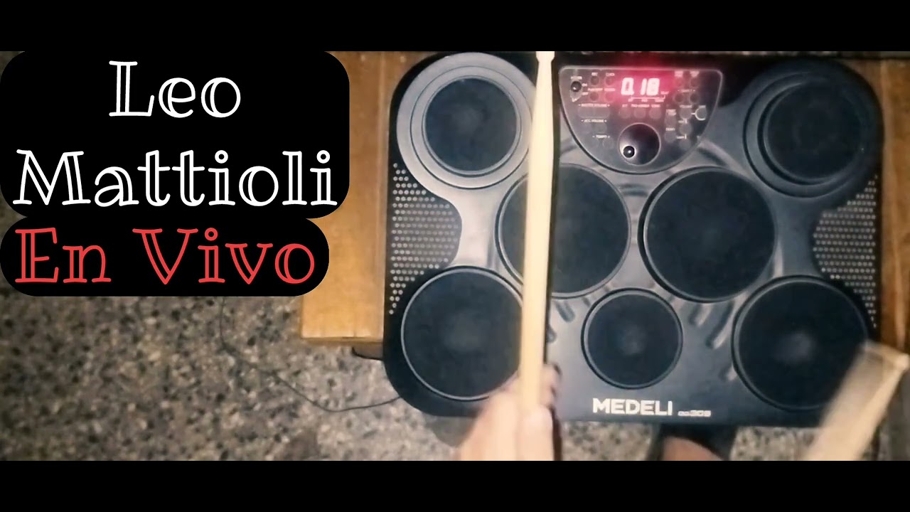 LEO MATTIOLI EN VIVO-TIMBAL MEDELI
