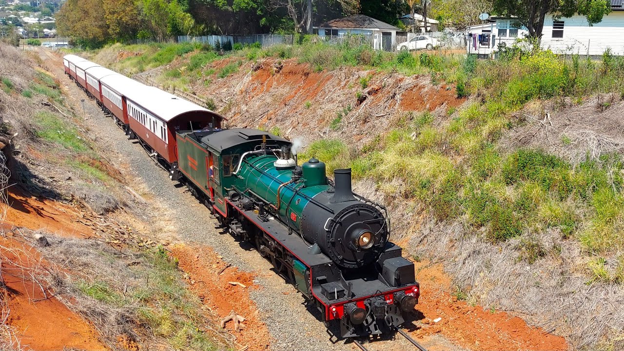 BB18 ¼ 1037 - SDSR Carnival Of Flowers Steam Train - Wyreema Shuttles - 21/09/2024