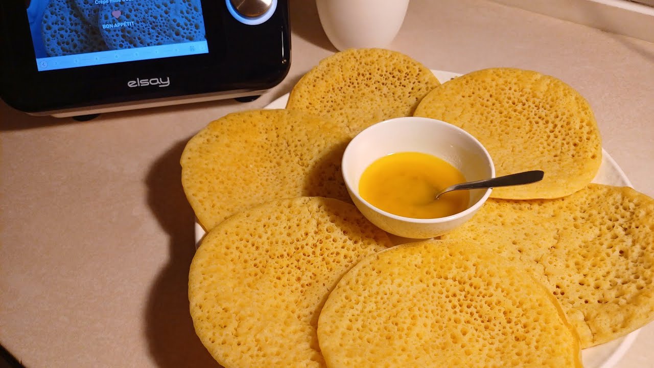 Recette de Baghrir : Crêpes à mille trous /بغرير