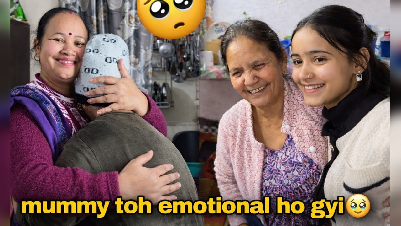 Didi se milkar mummy emotional ho gayi🥹🤌🏻 