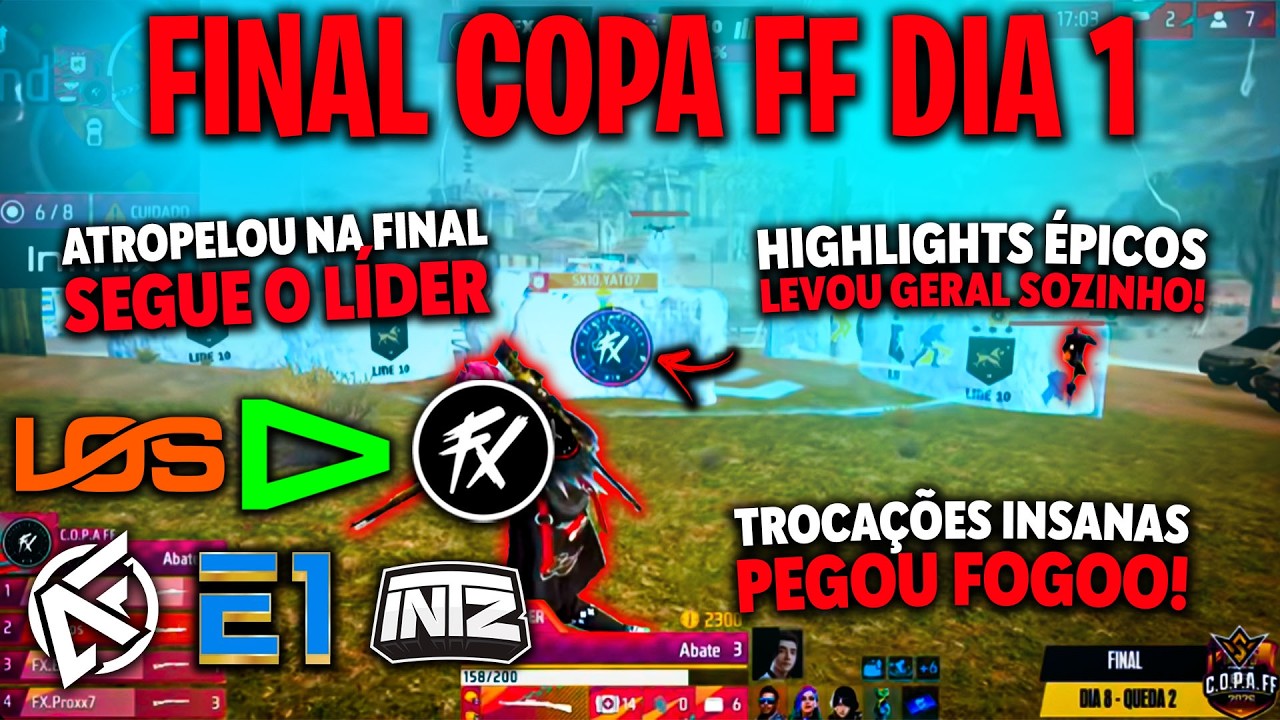 ATROPELOU LÍDER! ALPHA34 LOS FLUXO LOUD E1 SX10! QUEM SERÁ O CAMPEÃO? FINAL COPA FF DIA 1 FOI ÉPICO!