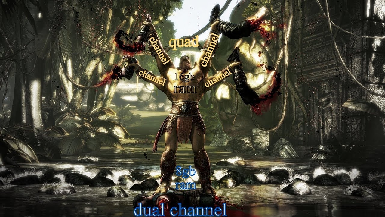 16gb ddr3 quad channel vs 8gb ddr3 dual channel in games