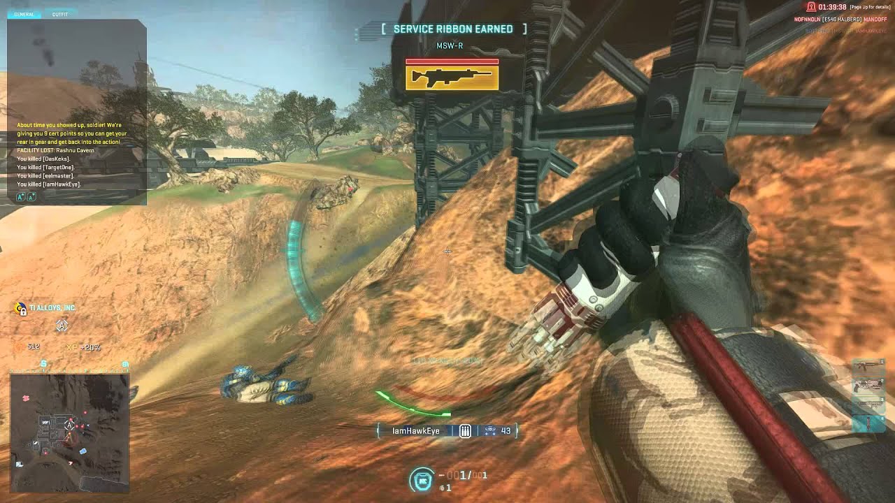 Planetside 2: 13 Killstreak MSR-W @TiAlloys