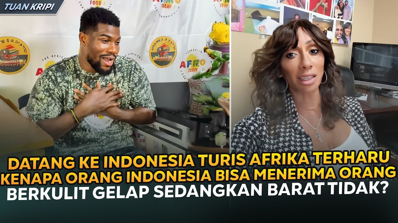 Terharu Sampai Mau Menangis! Turis Afrika Tak Percaya Disambut Begitu Hangat Oleh Orang Indonesia