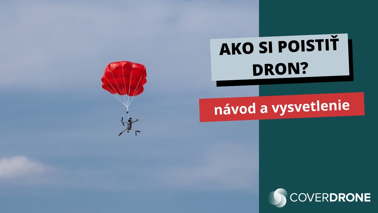 Ako si poistiť dron? | Návod a vysvetlenie