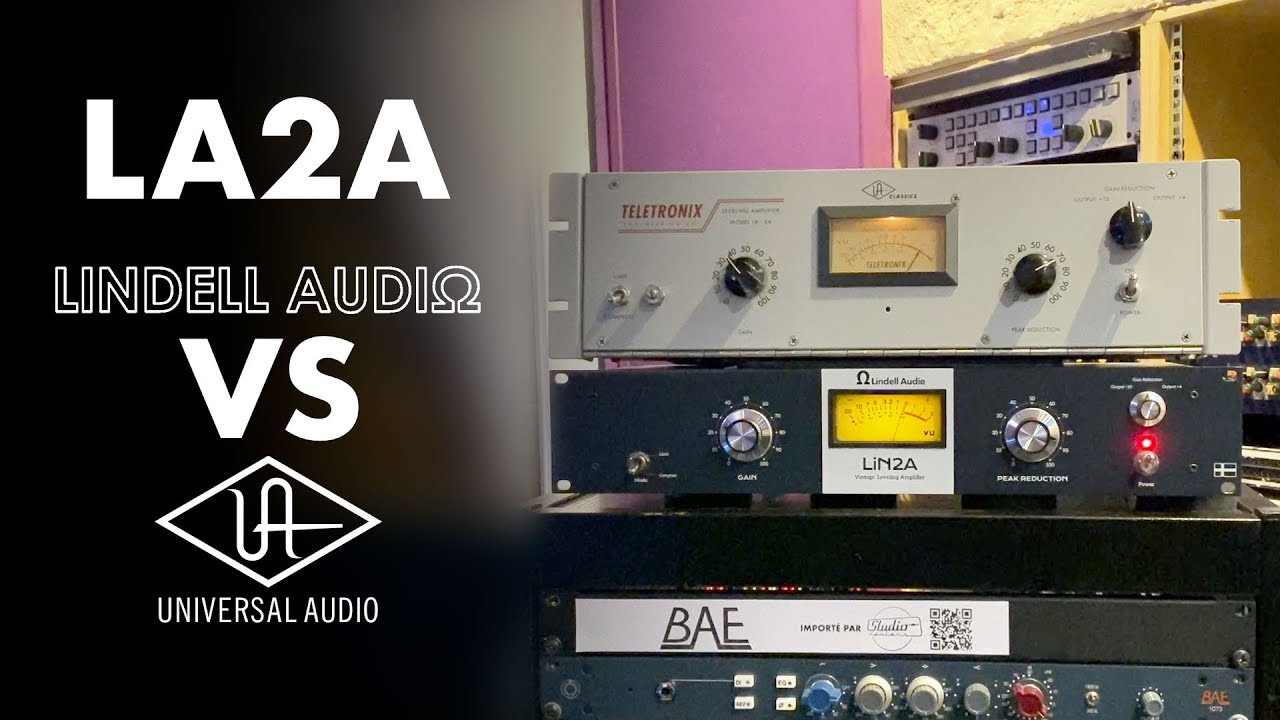 Lindell Audio LiN2A・VS・Universal Audio LA-2A