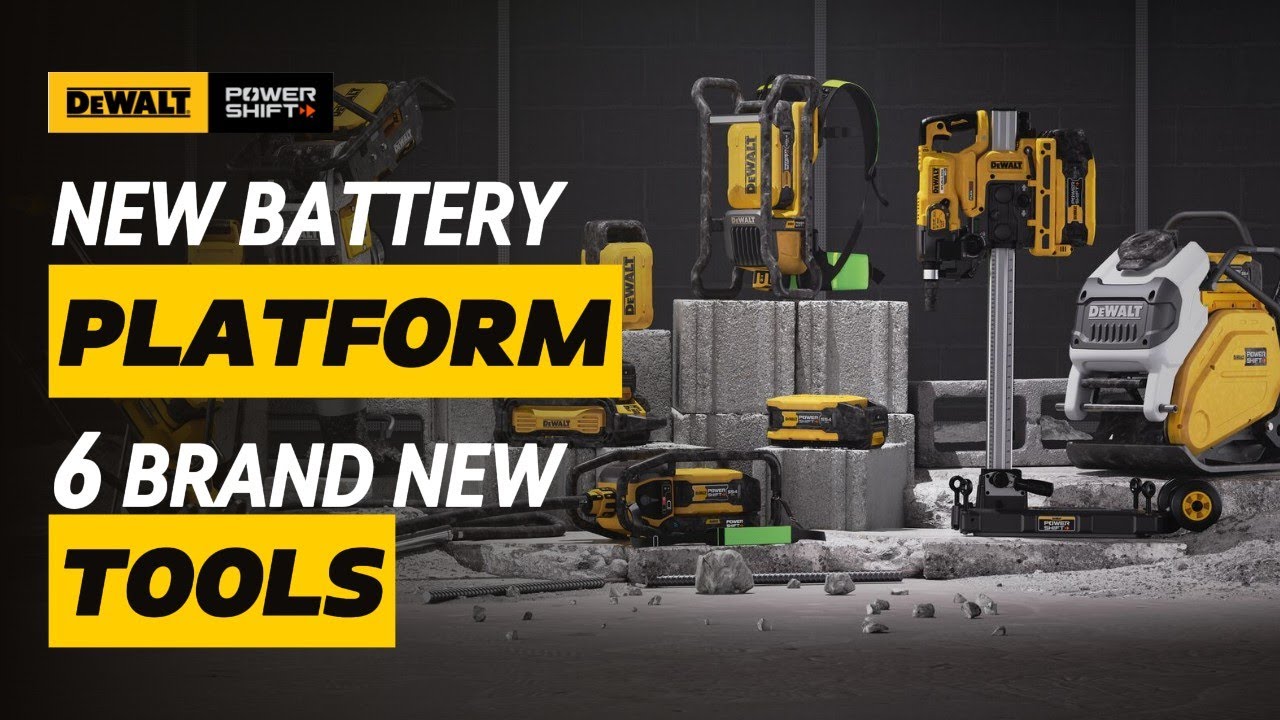 BRAND NEW DEWALT POWERSHIFT!!! + 6 new tools unveiled at World of Concrete 2024