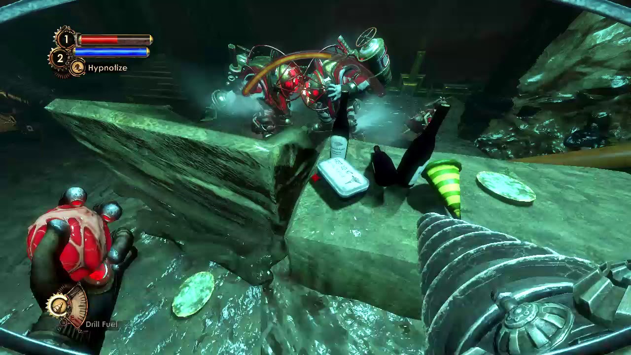 Bioshock 2 Remastered: Elite Bouncer vs Elite Bouncer (big daddy fight)