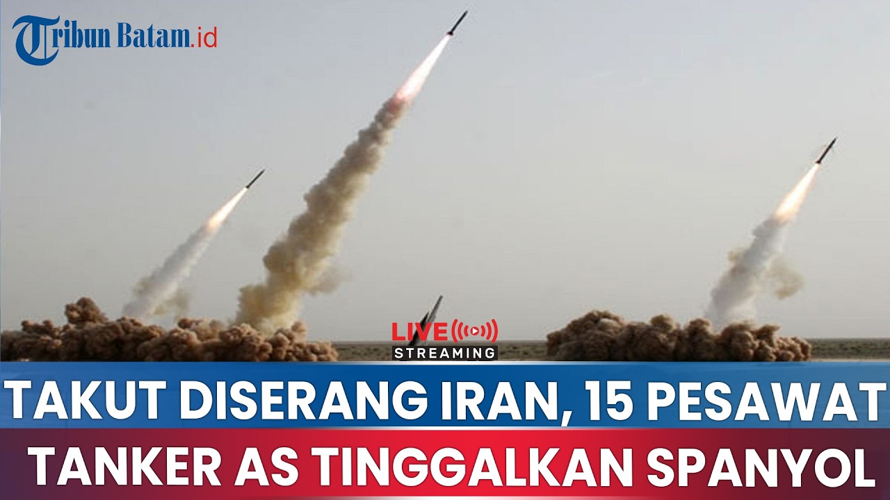 🟠Takut Diserang Iran, 15 Pesawat Tanker Amerika Tinggalkan Pangkalan Spanyol