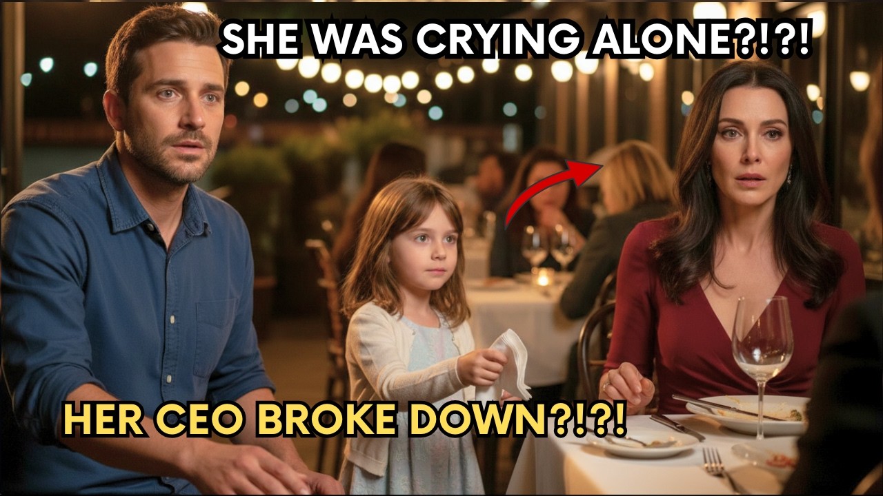 Single Dad Saw His CEO Crying in Public — His Daughters’ Words Broke Her Walls