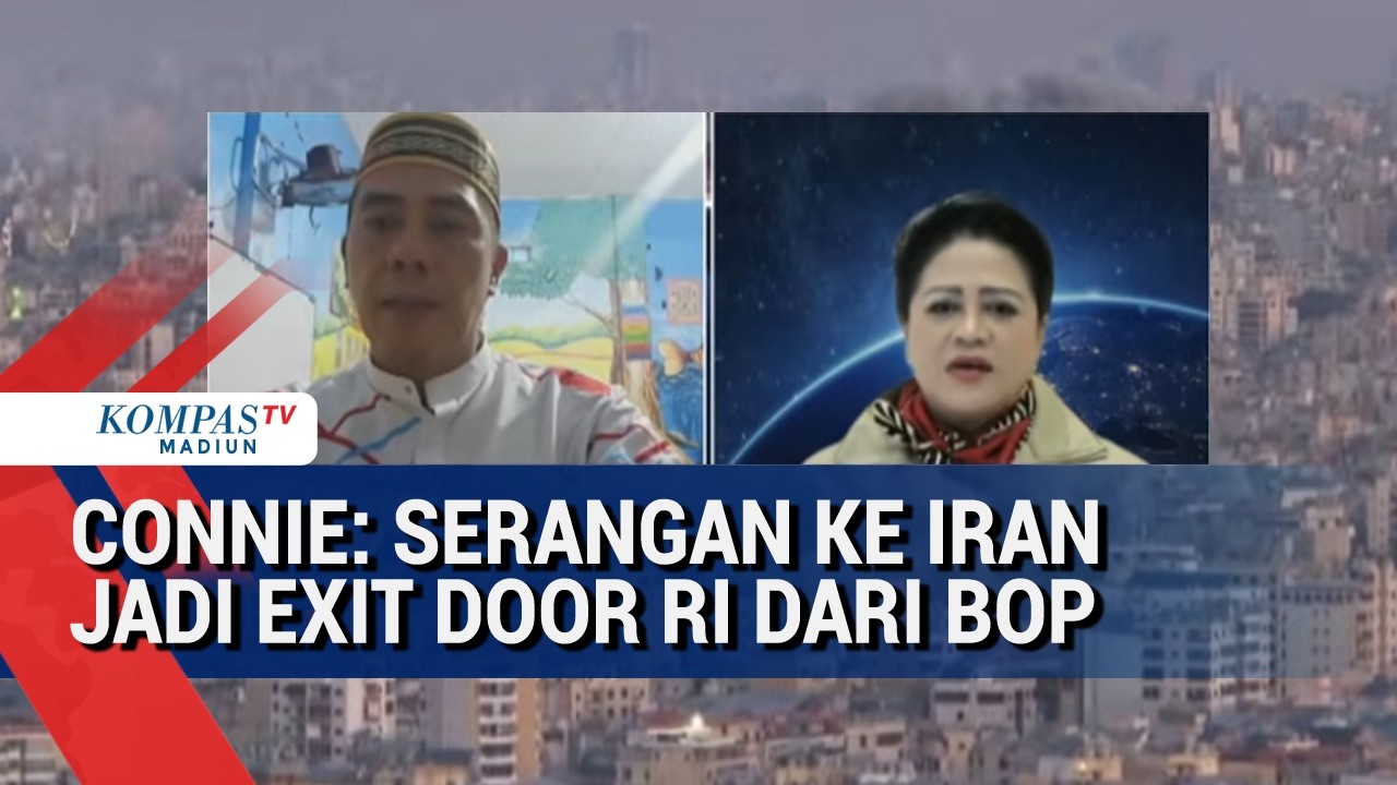 AS Israel Serang Iran, Pengamat Militer Connie Dorong RI Keluar dari BoP