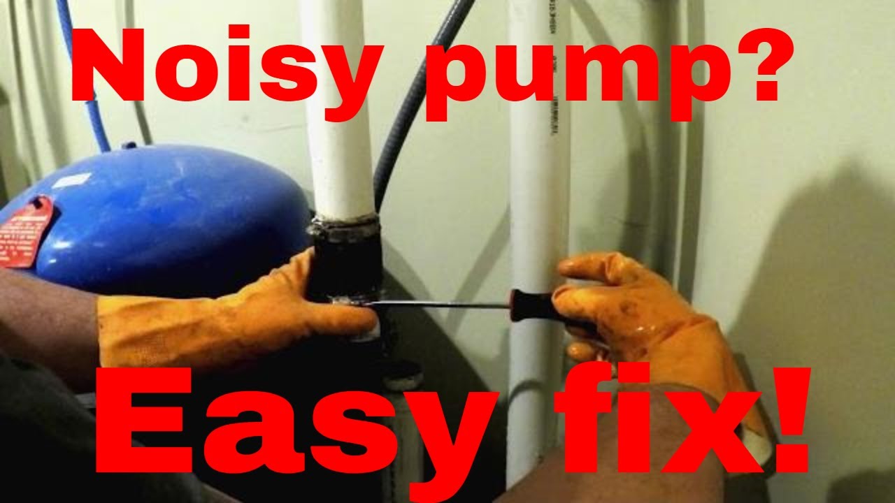 Noisy sump pump or grinder pump? Here's the fix!