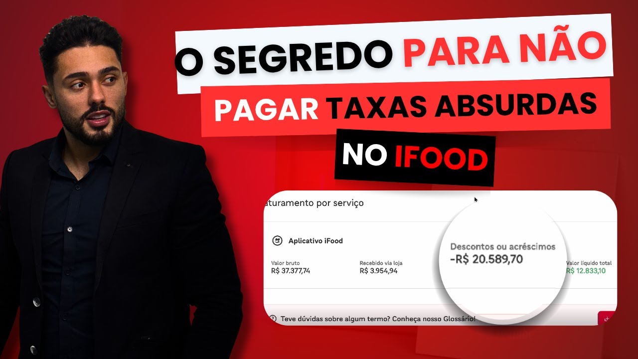 ACABE COM AS TAXAS do IFOOD - Reduza em ate 29%  com esse passo a passo!!!