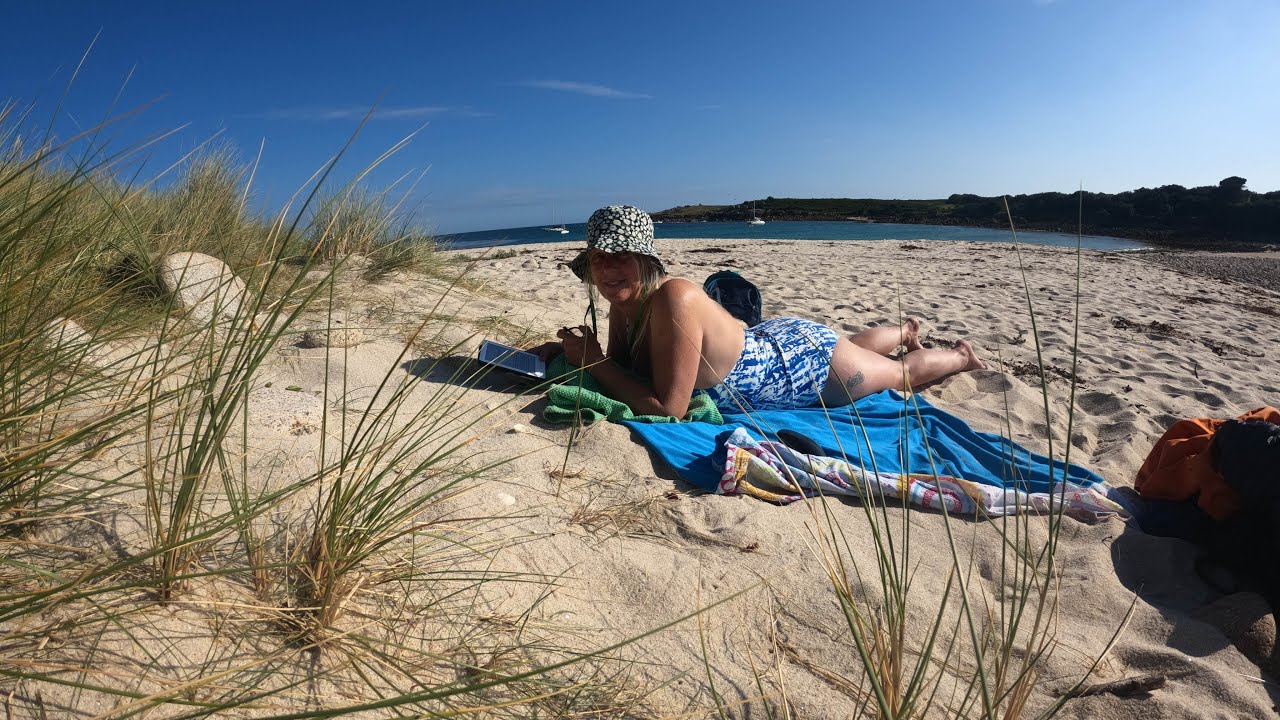 Camping on St Agnes Isles of Scilly