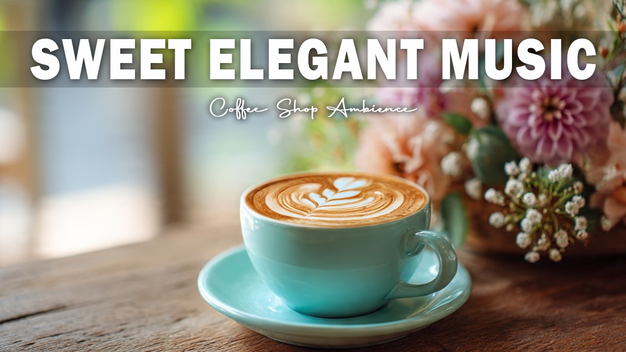Sweet Elegant Music☕ Coffee Shop Ambiance & Relaxing Jazz Music for Studying & Work