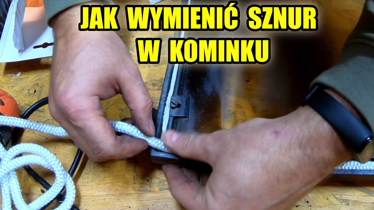Jak wymienić sznur uszczelniający w kominku