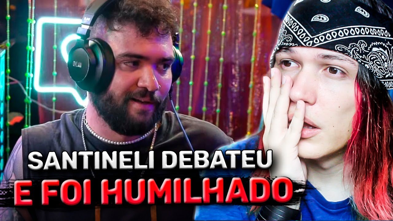 SANTINELI DEBATEU COM COMEDIANTES DE VERDADE E FOI HUMILHADO