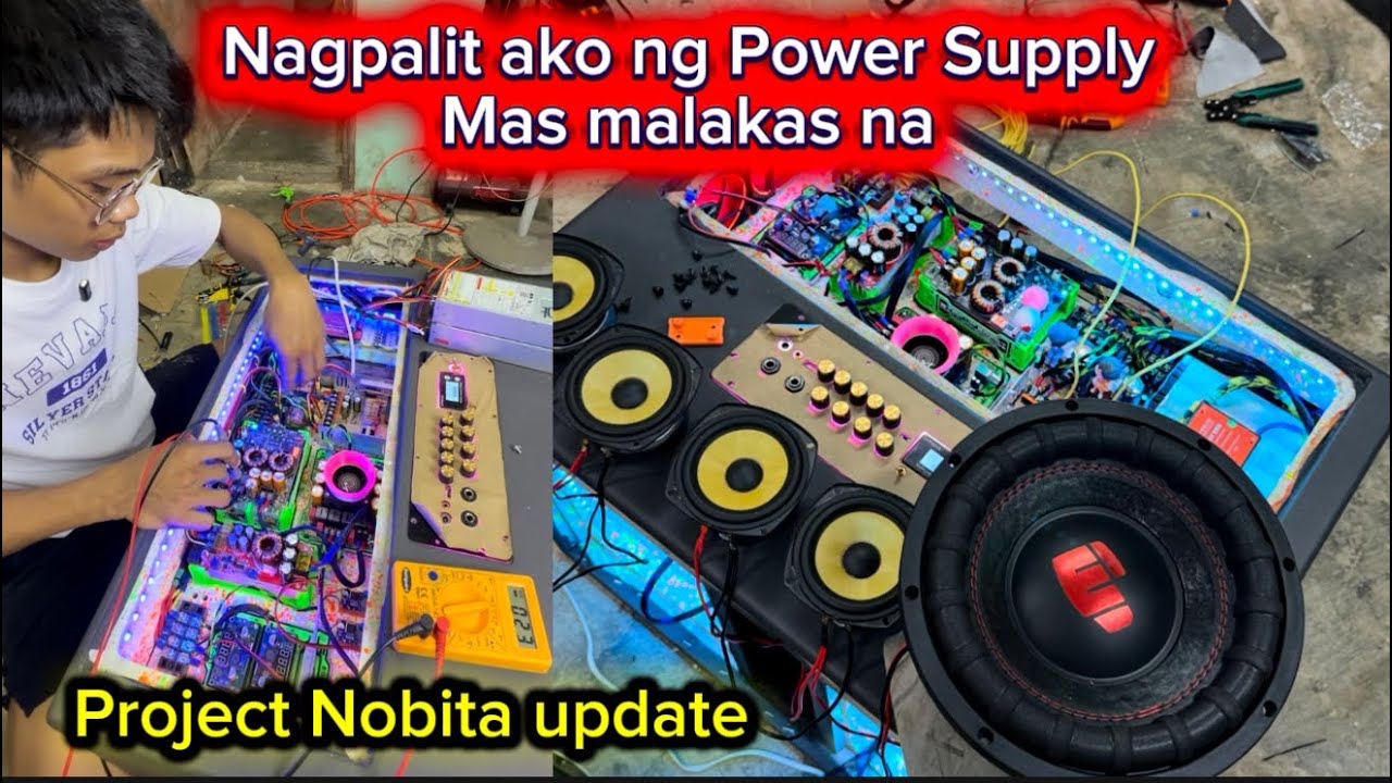 Pinalitan ko ng mas malakas na power supply si nobita 
