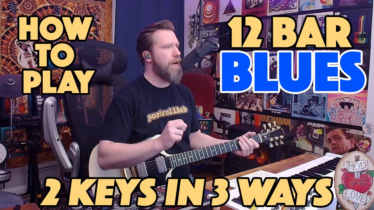 Tutorial - Blues Guitar For Beginners in Key of A and E