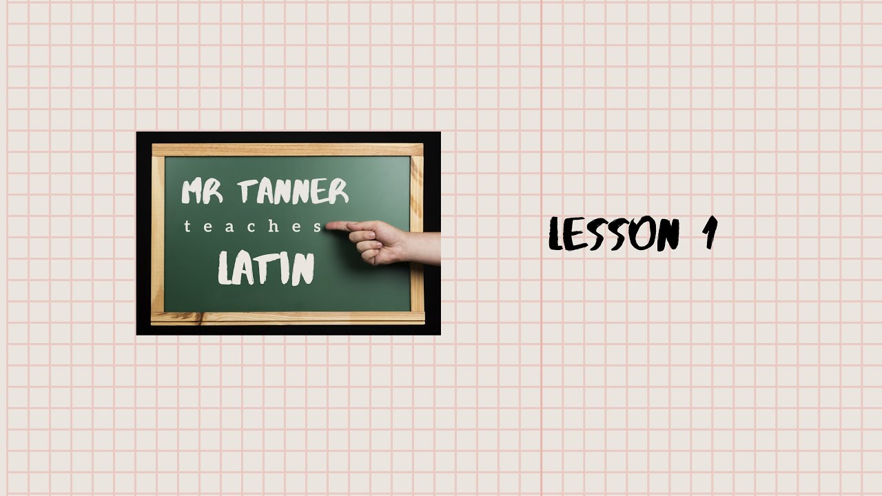 Latin Lesson 1