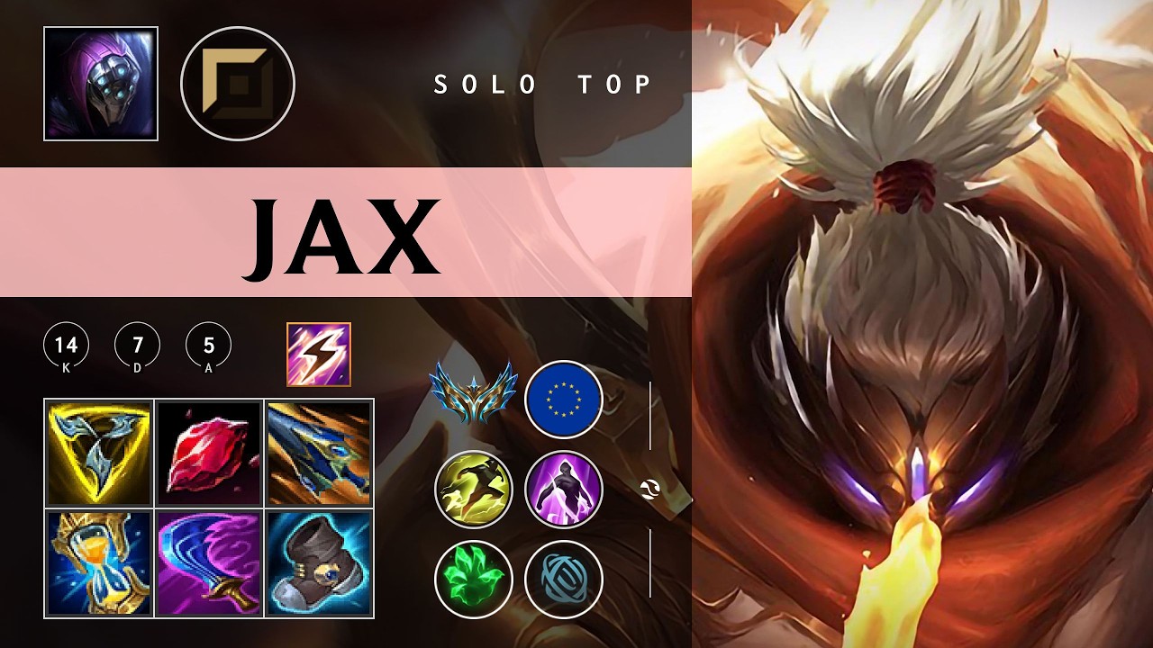 Jax Top vs Kennen - EUW Challenger Patch 26.04