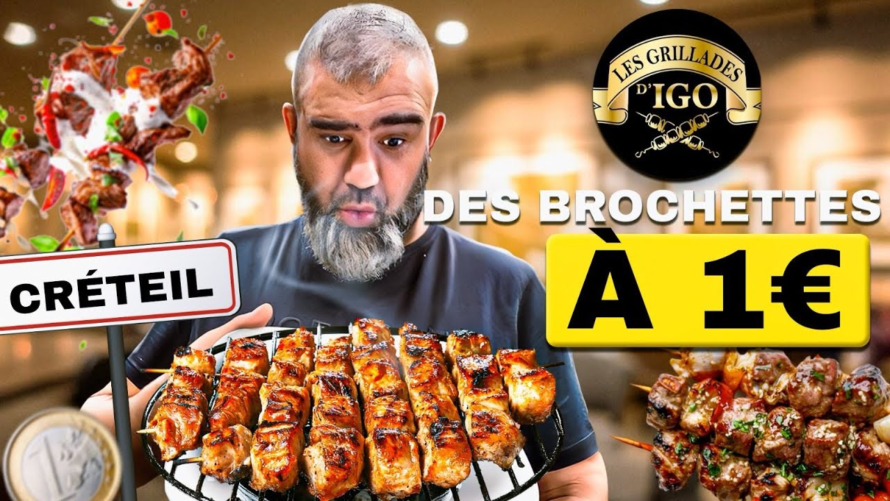 DES BROCHETTE À SEULEMENT 1€ !! Les grillades d'igo 🍢