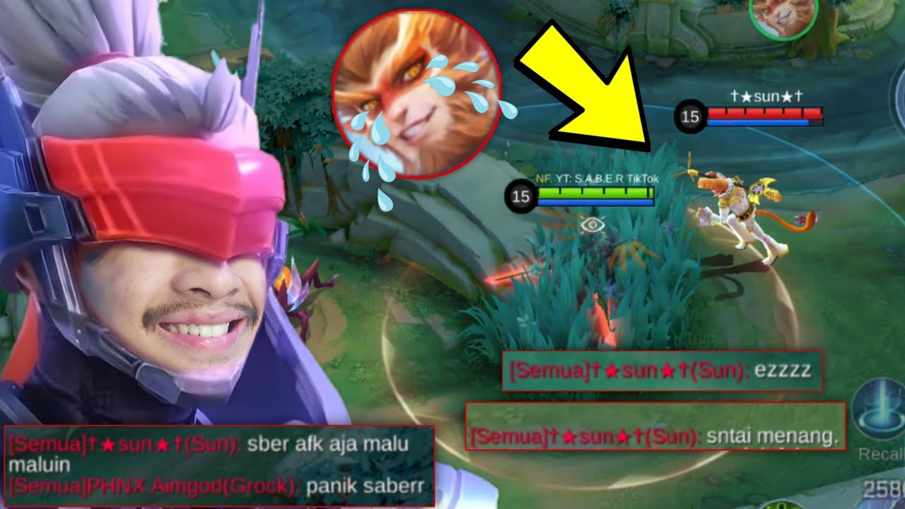 KETIKA GLOBAL SABER KETEMU MUSUH SOMBONG SAMPAI DISURUH AFK MALU MALUIN