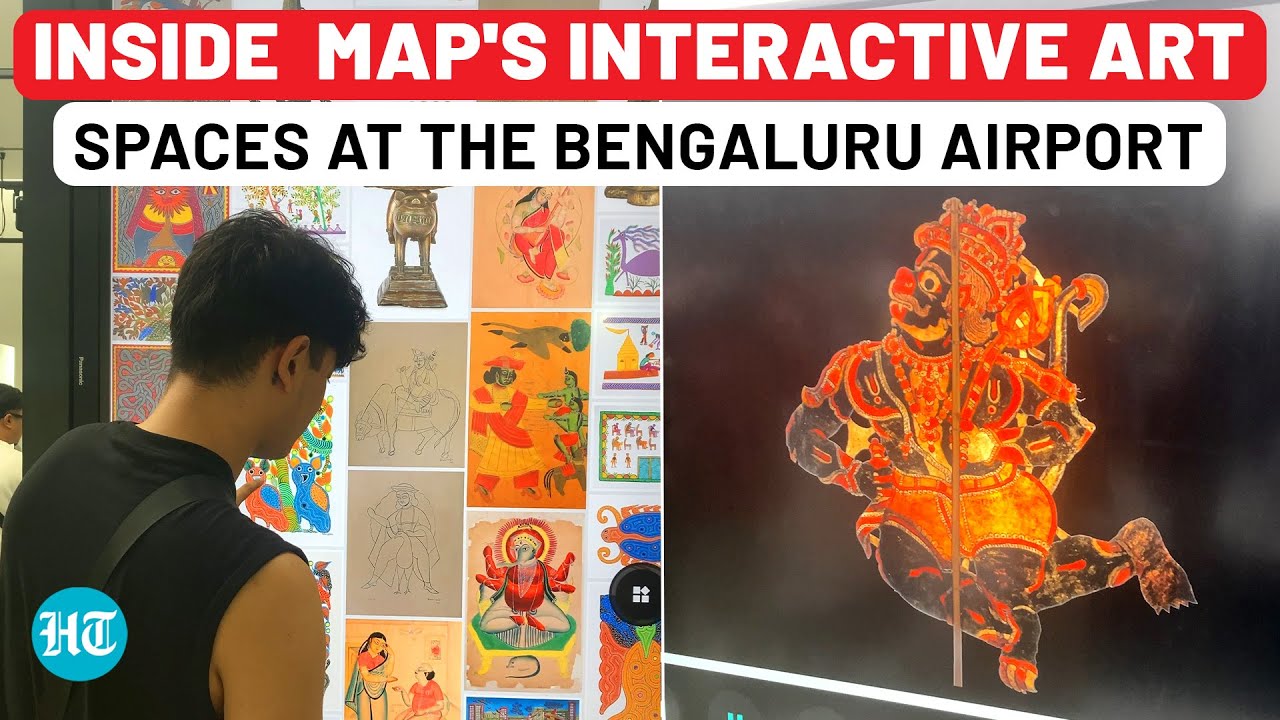 Inside MAP's interactive art spaces at the Bengaluru airport