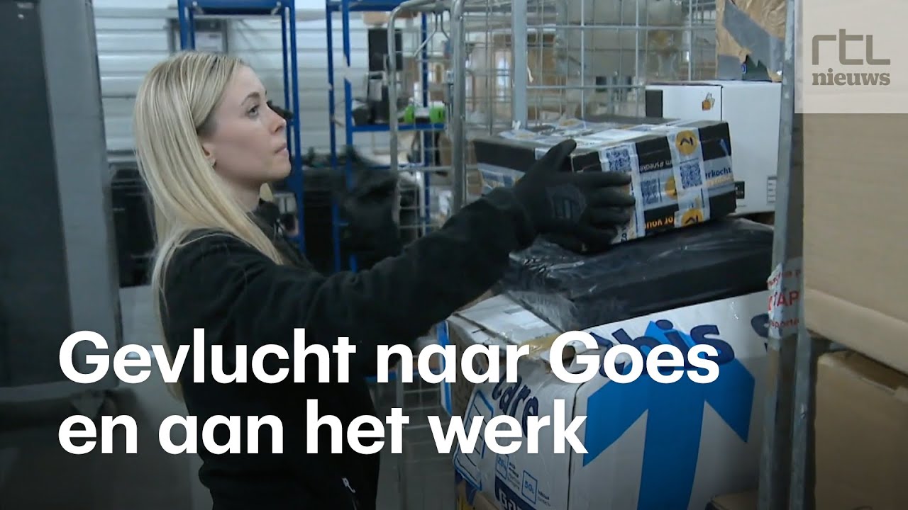 Oekraïense vluchtelingen aan het werk in Nederland