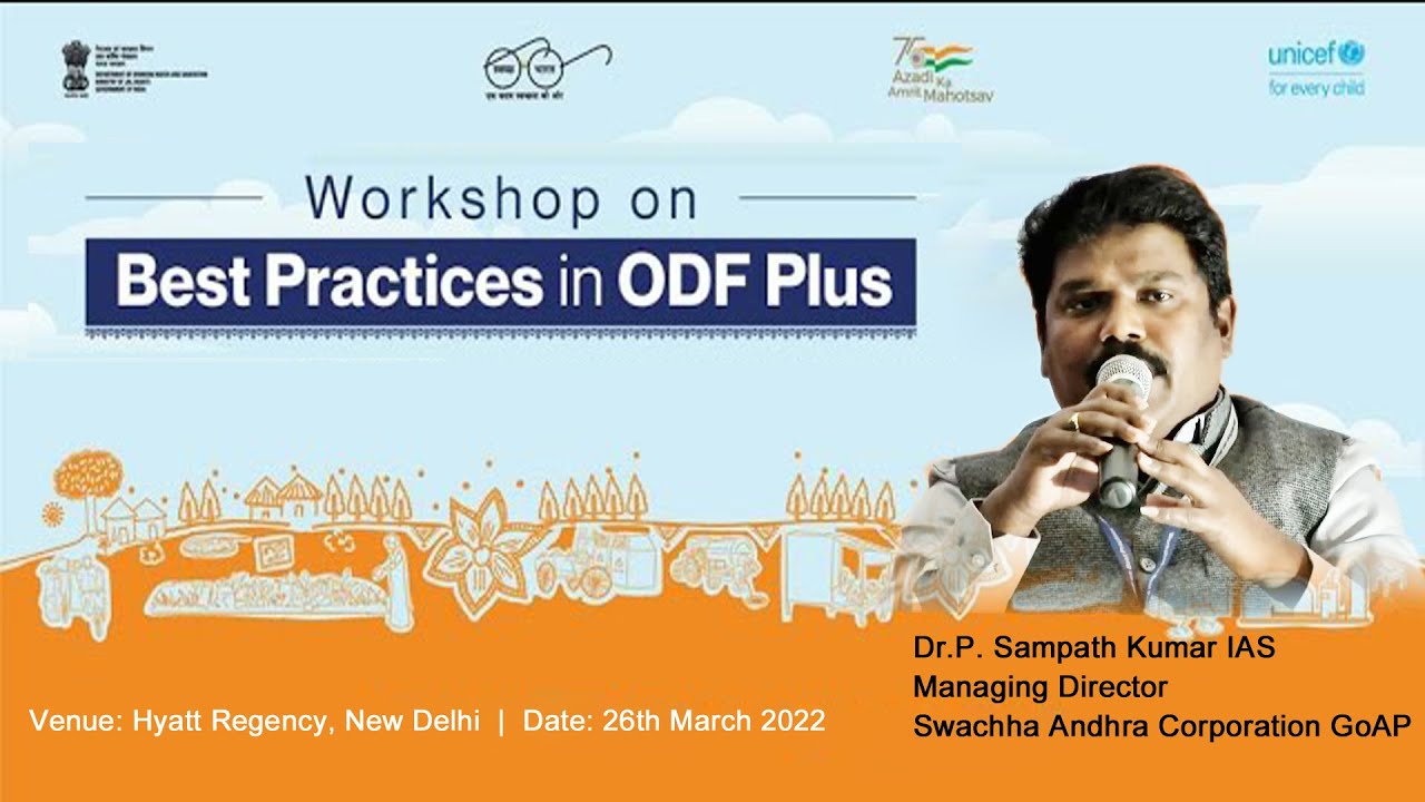 Elaborating on #PlasticWasteManagement, Dr. P. Sampath Kumar, Mission Director, #SBM-Gramin & Urban