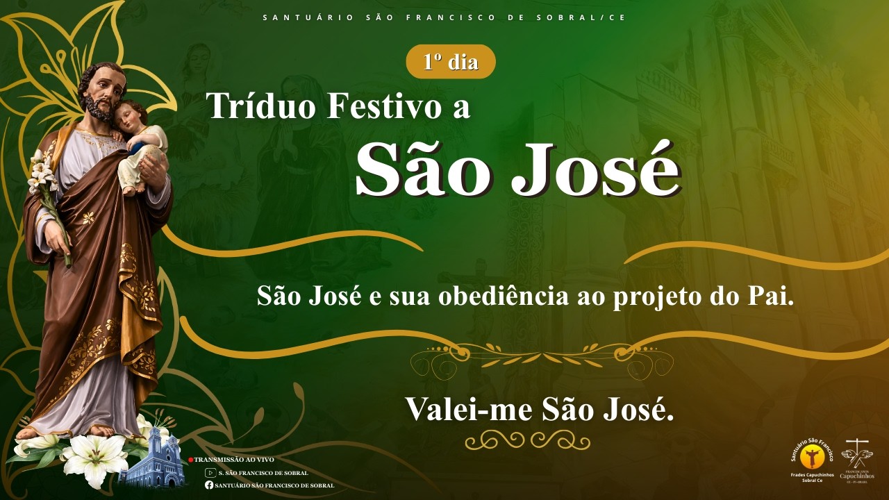 Santa Missa - 1º Dia do Tríduo Festivo a São José - 16/03/2026