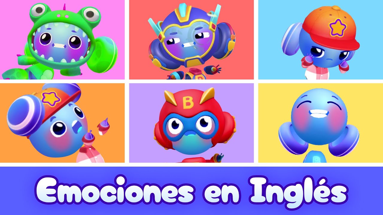 Emociones y sentimientos en inglés | Inglés para Niños | Aprende palabras en inglés con Buddy.ai