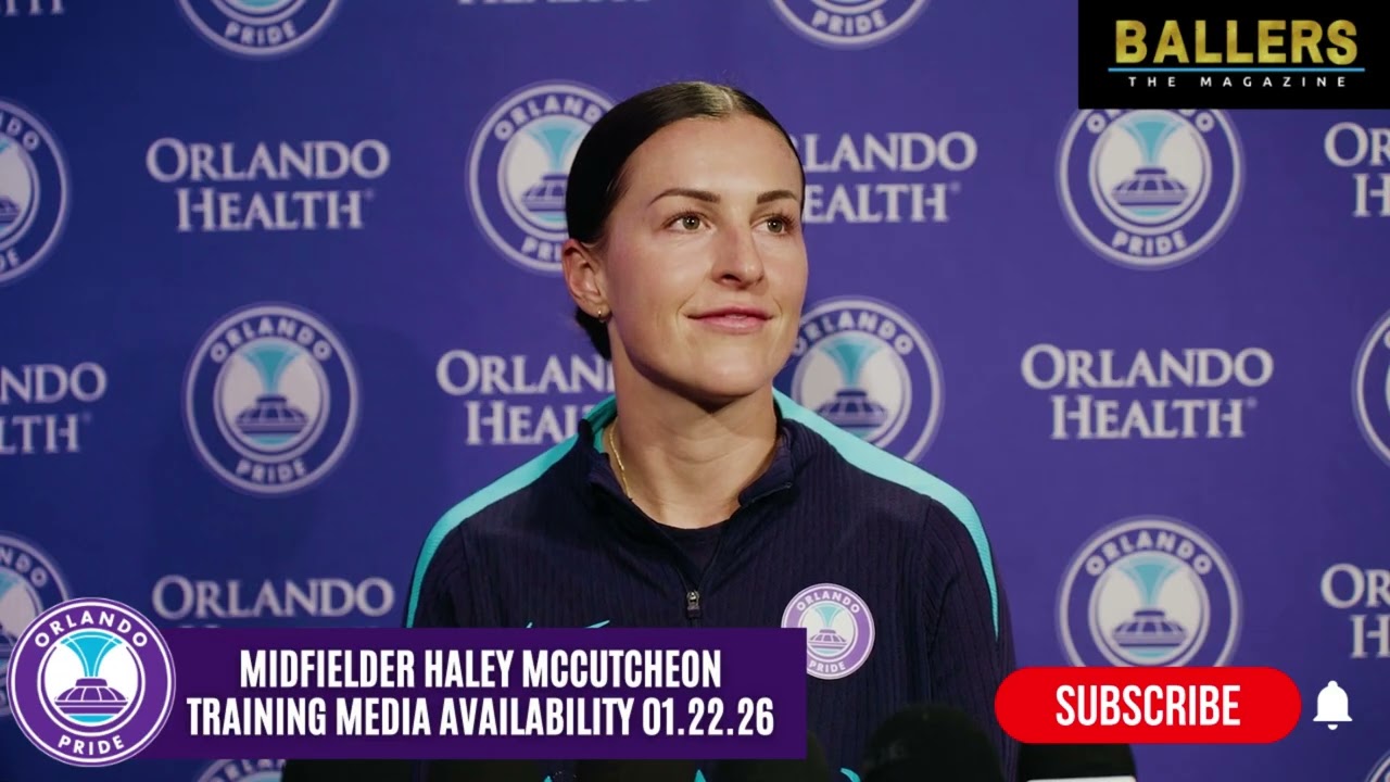 Midfielder Haley McCutcheon: Orlando Pride | Training Session | Media Availability 01.22.26