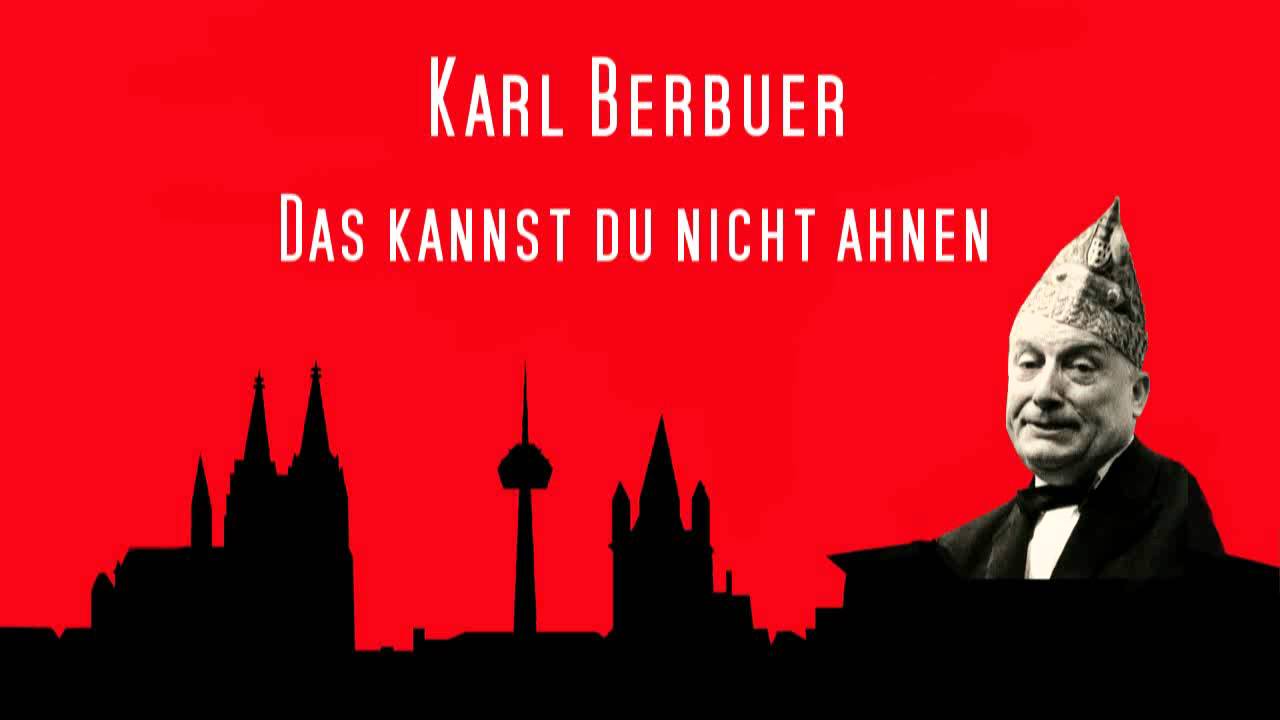 Das kannst du nicht ahnen - Karl Berbuer (1938)