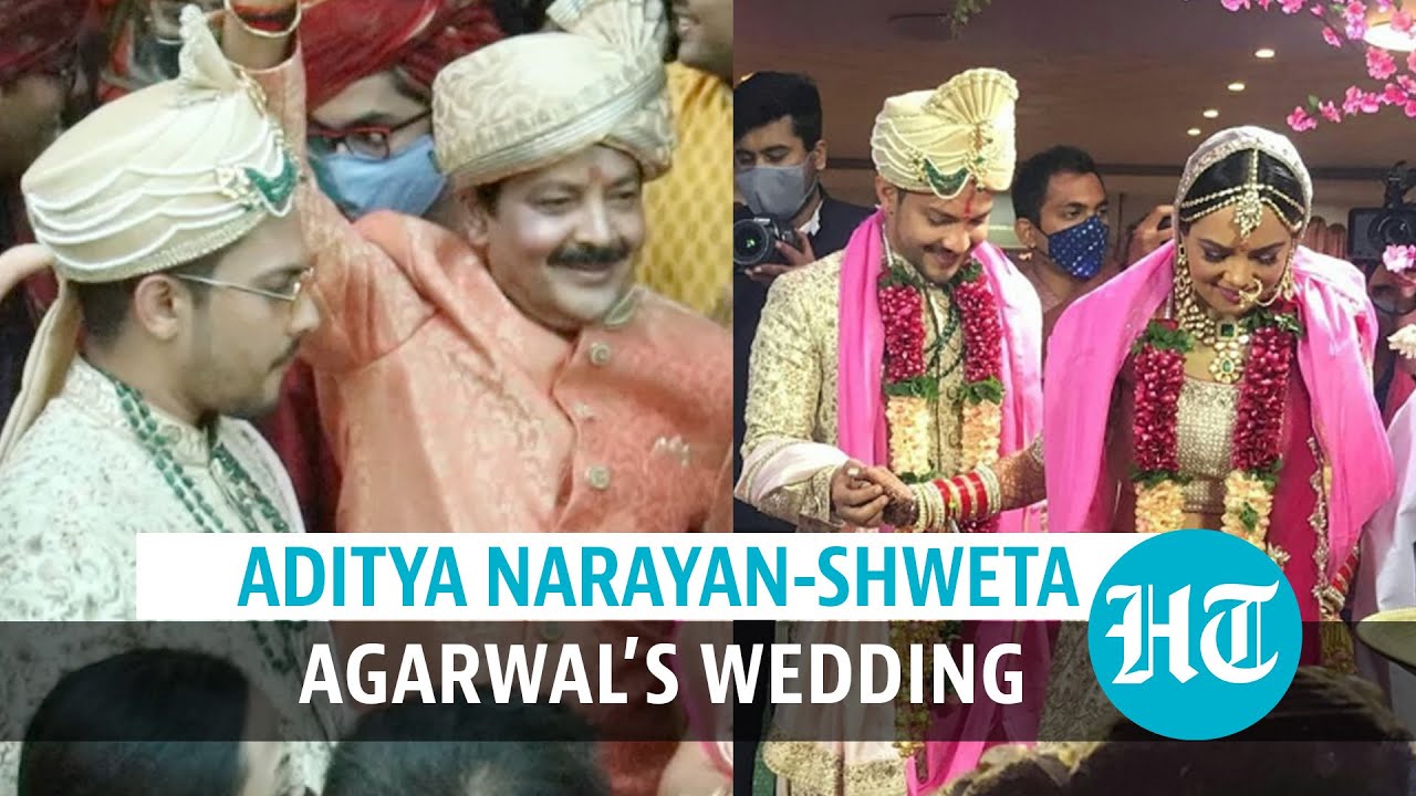 Aditya Narayan ties the knot with Shweta Agarwal; Udit Narayan dances in baraat