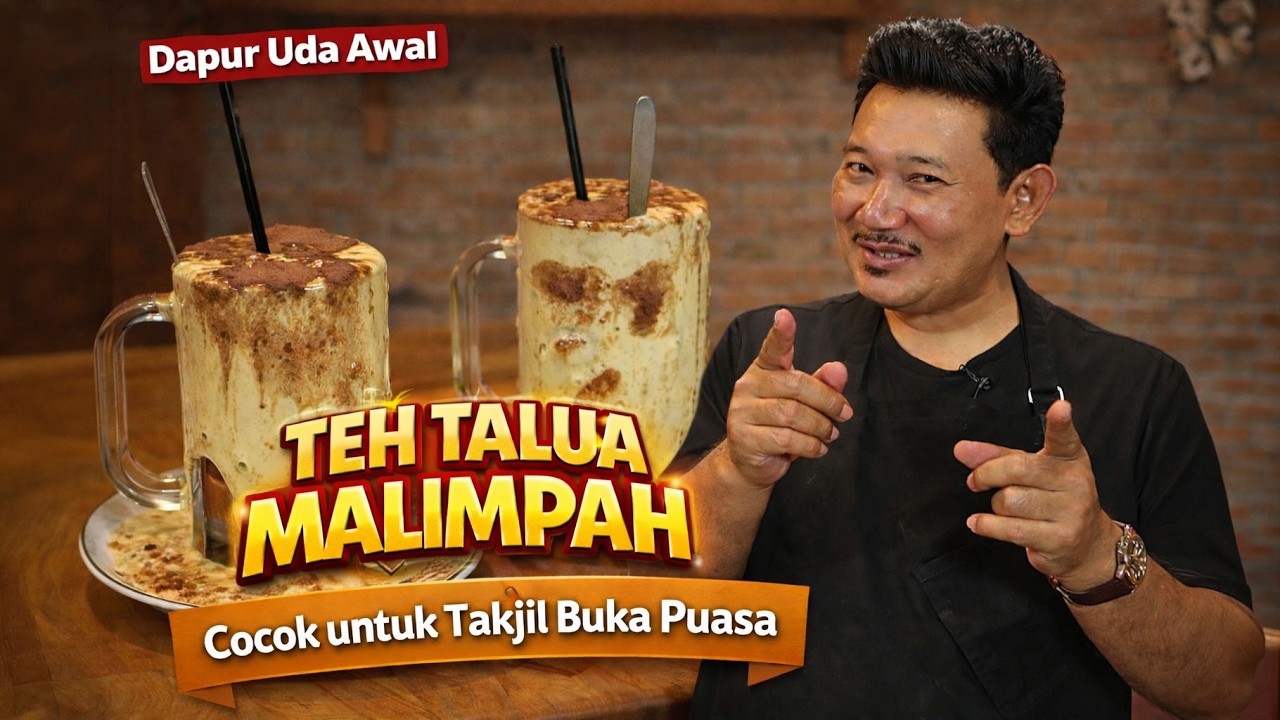 Buka Puasa dengan Teh Talua ... Telurnya melimpah ruah..
