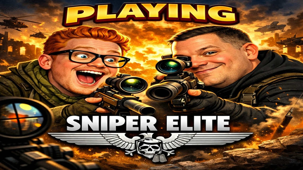 Two friends play sniper elite hd