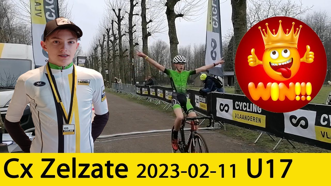Cyclocross // CX // Zelzate // U17 // Nieuwelingen U17 // 2023-02-12