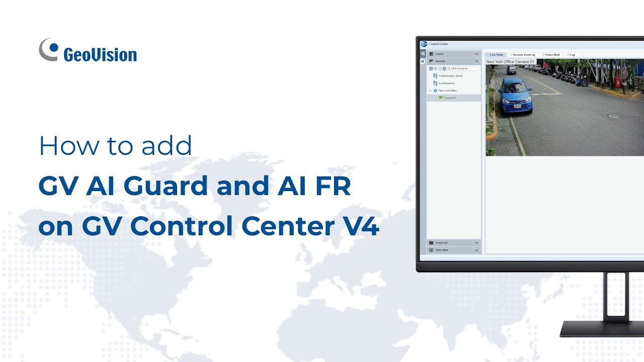 How to add GV AI Guard and AI FR on GV Control Center V4 ।  GeoVision Tech Support