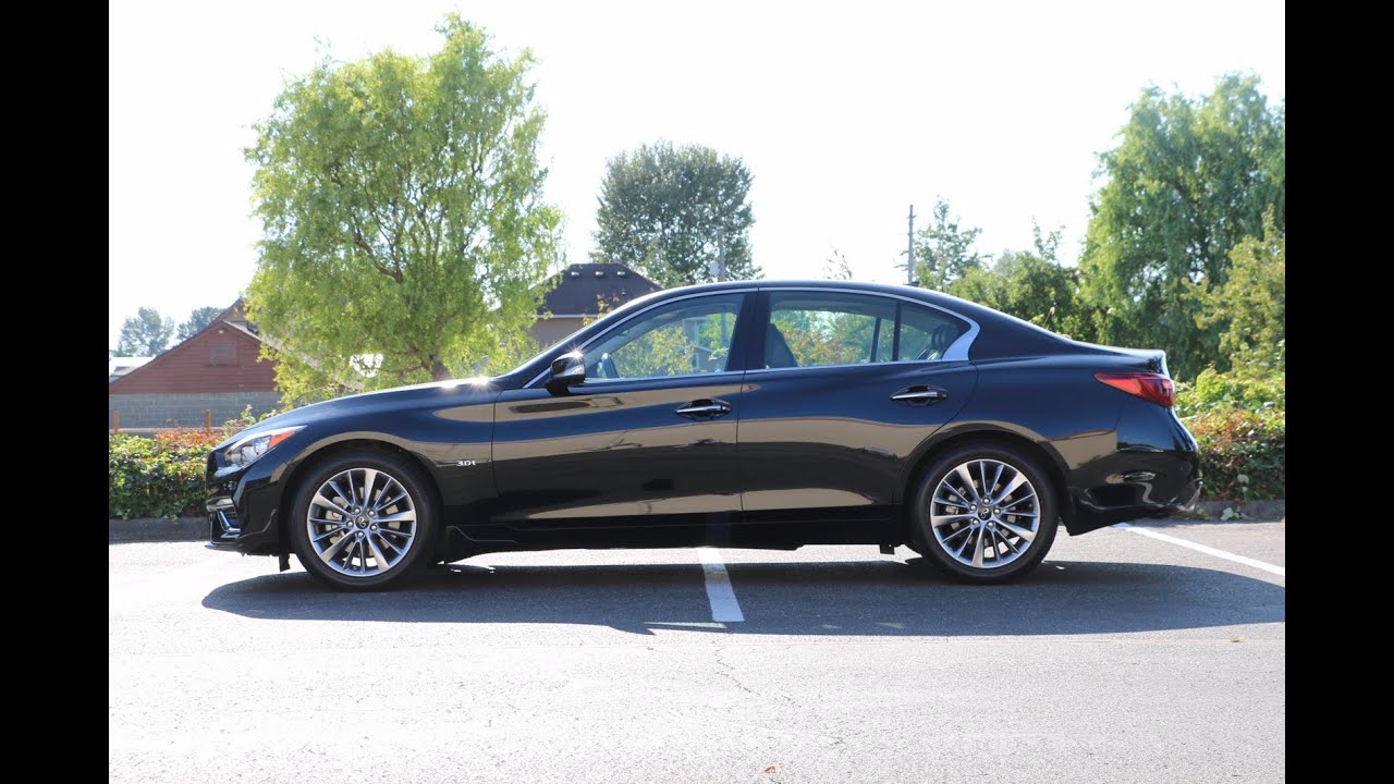 2019 INFINITI Q50 3.0t LUXE AWD is a 300-hp AWD Luxury Rocket!