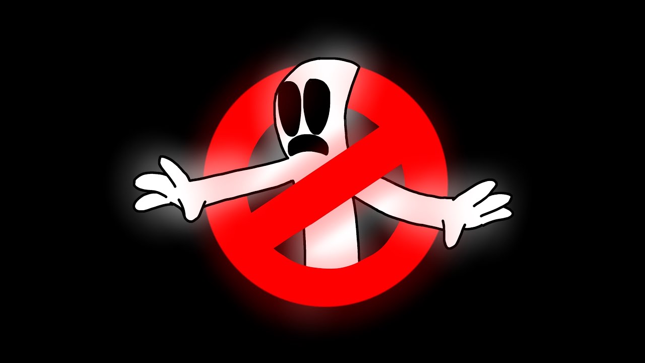 The Real Ghostbusters: logo ghost walking animation
