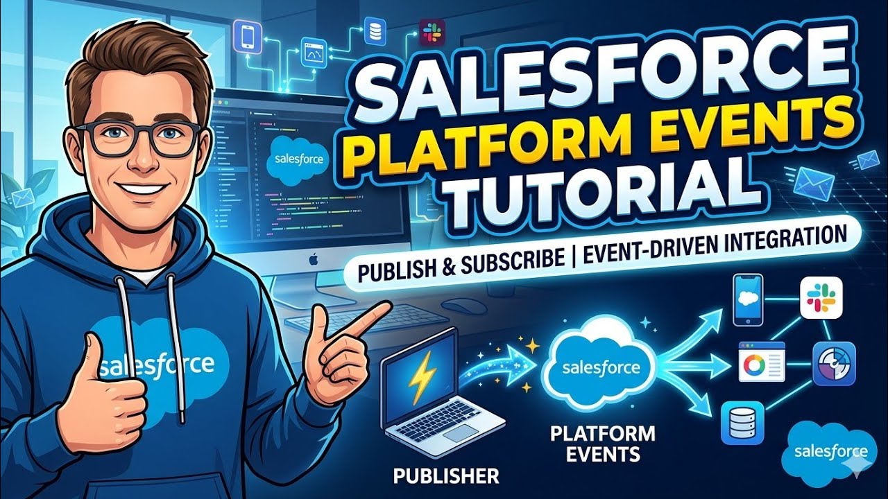 Salesforce Platform Events Tutorial | Publish & Subscribe | Event-Driven Integration