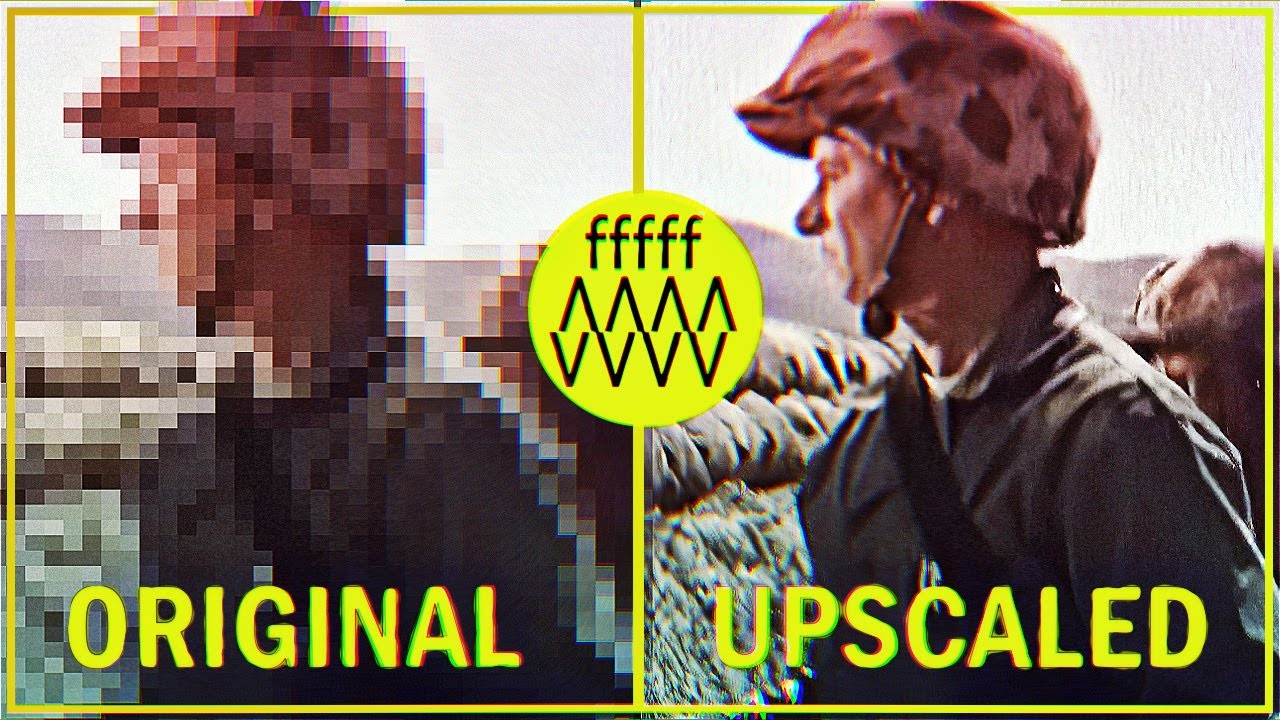 Old Film Footage Upscaling using AI