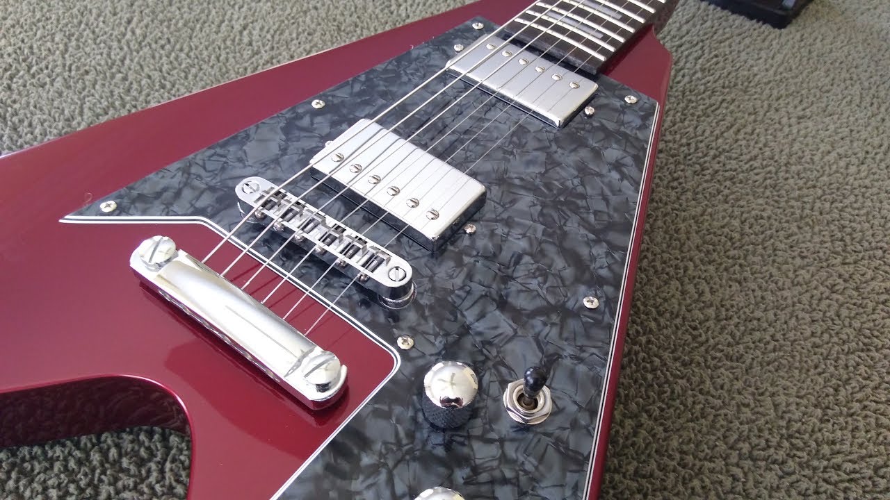 Do It Yourself - Candy Apple Red Flying V Project