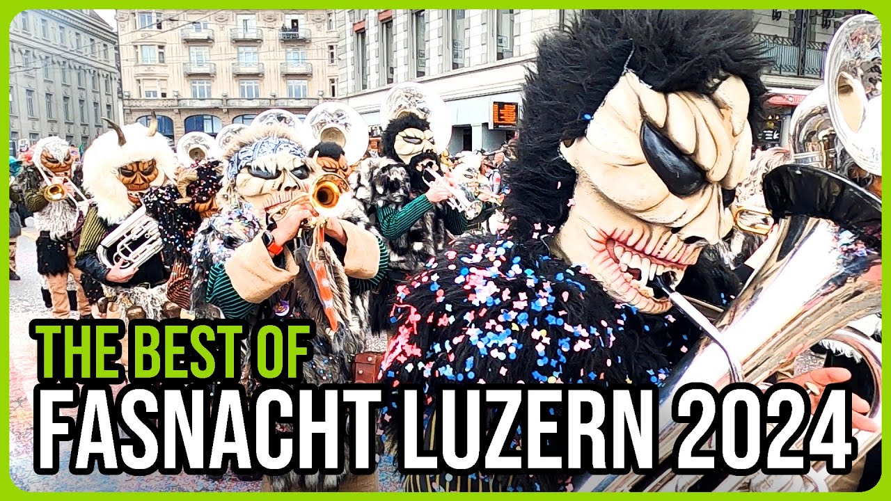 The best of Fasnacht Luzern 2024 | Luzerner Fasnacht | Guggenmusik | Switzerland