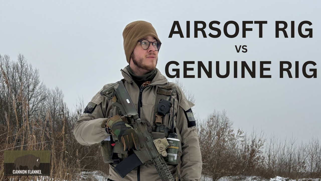 Genuine gear vs airsoft gear - chest rig comparison