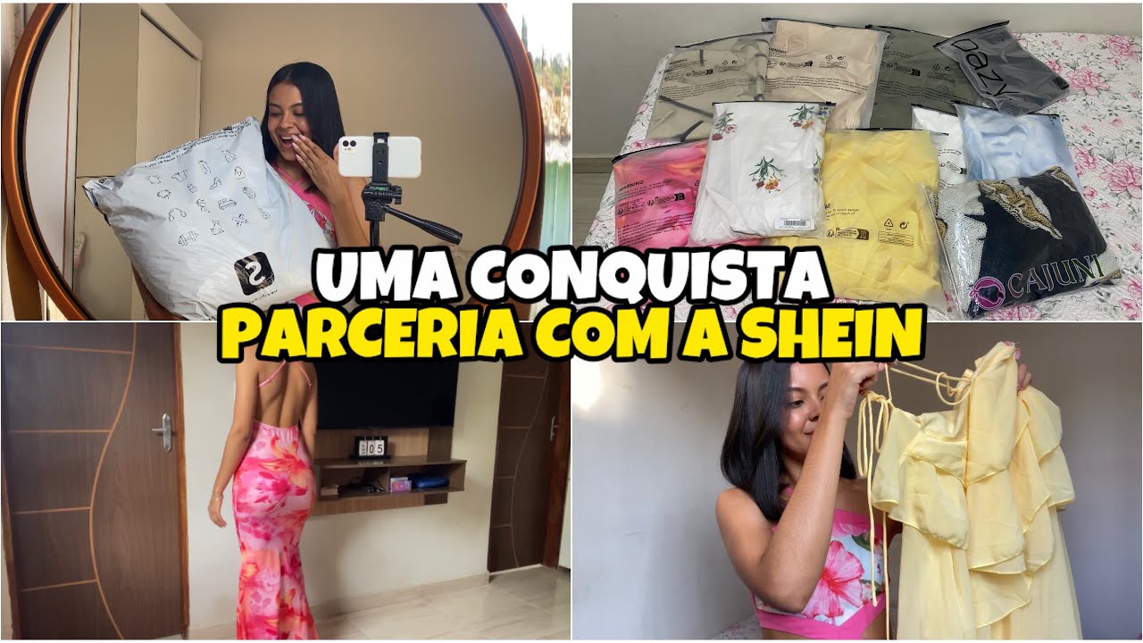 MEU PRIMEIRO RECEBIDO DA SHEIN | MUITA COISA LINDAAA! 🥹✨