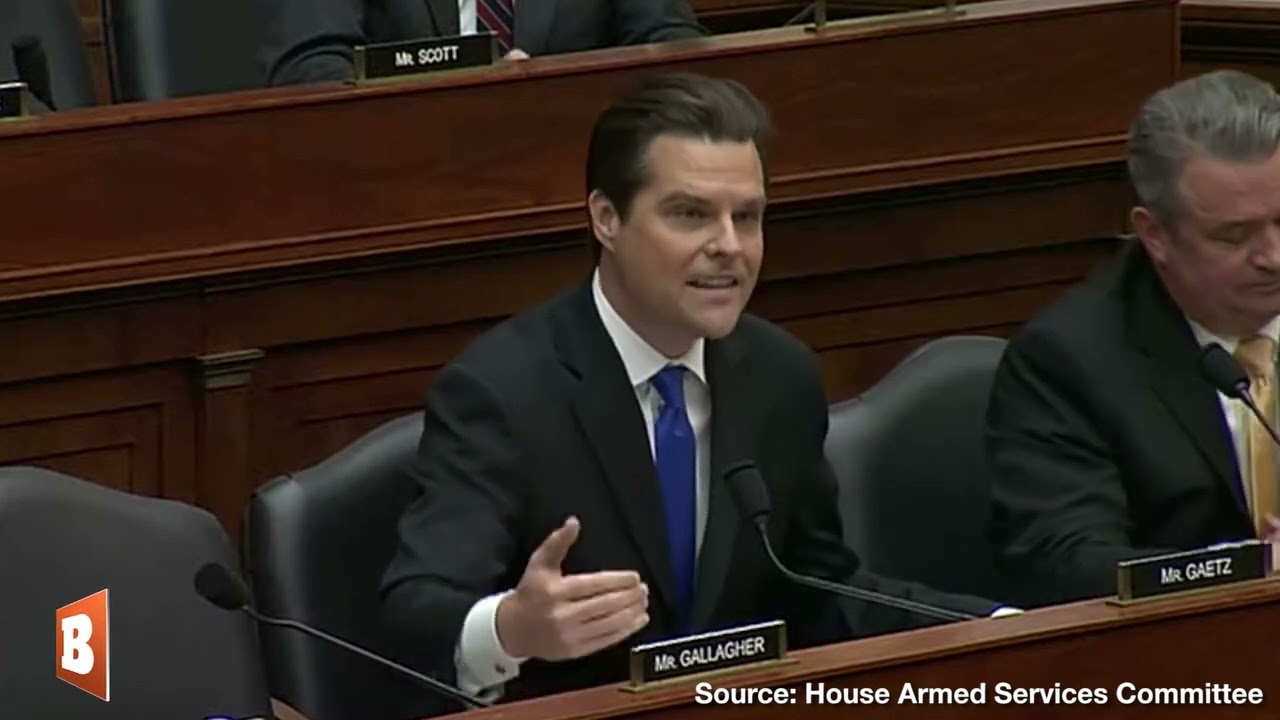 Matt Gaetz Grills Sec. Austin: 