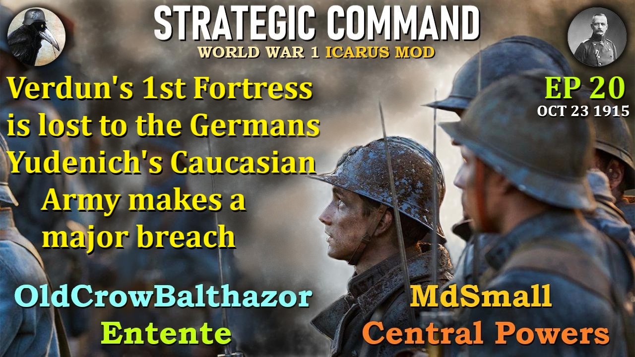Strategic Command WW1-Icarus Mod Ep 20 OldCrowBalthazor [Антанта] vs MdSmall [Центральные державы]